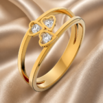 Twin Heart Ring